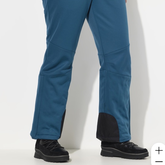 Ulla Popken Water Repellent Softshell Ski Pants Size 26 / 3X - Picture 6 of 15